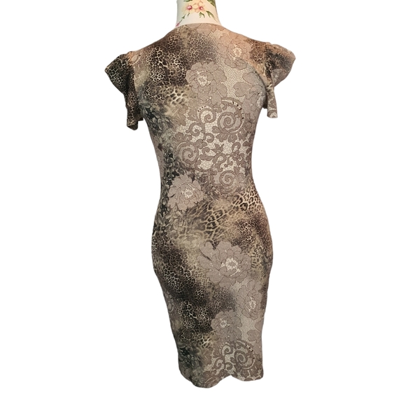 Cue Bodycon Zipped Dress Size 8 - Picture 2 of 8